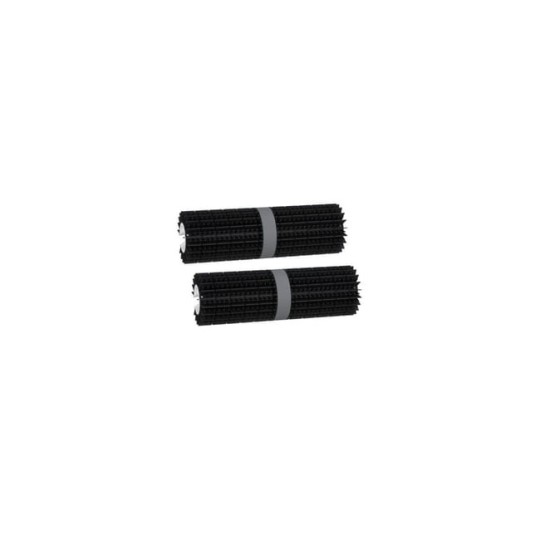 Rouleaux de PVC coloris noir pour chenille Robotclean Accu XL - 2 x