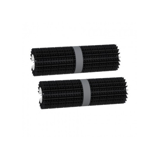 Rouleaux de PVC coloris noir pour chenille Robotclean 3 Plus - 2 x