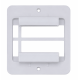Platine PVC fixation margelle UBBINK 7534375