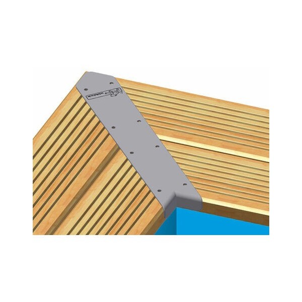 UBBINK Finition droite alu anodisé 7514829