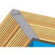 UBBINK Finition droite alu anodisé 7514829