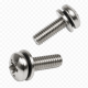 Vis + rondelle Ø9 TC+ M3x20 inox A2 DIN-7985