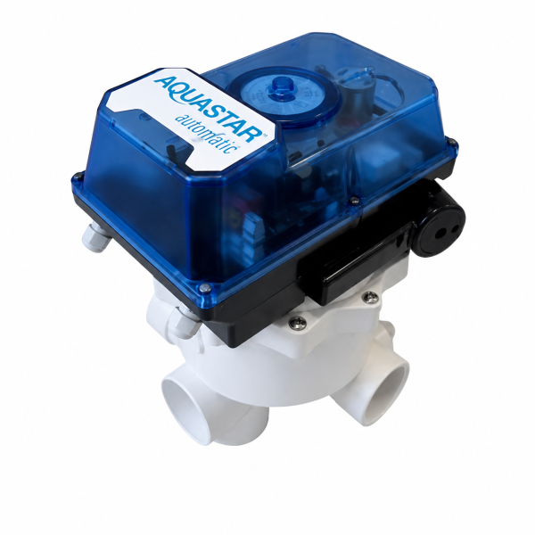 13.1250 - Vanne side multivoies AquaStar Comfort SM31-AO 4001 3" renforcée à visser avec programmateur horaire et détect *