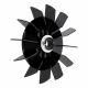 Ventilateur moteur M2 MEC 90 pour pompes Kripsol KS, KSE, KPR et KAP Référence : 505010304200