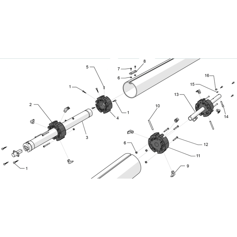 Moteur et palier OCTEO