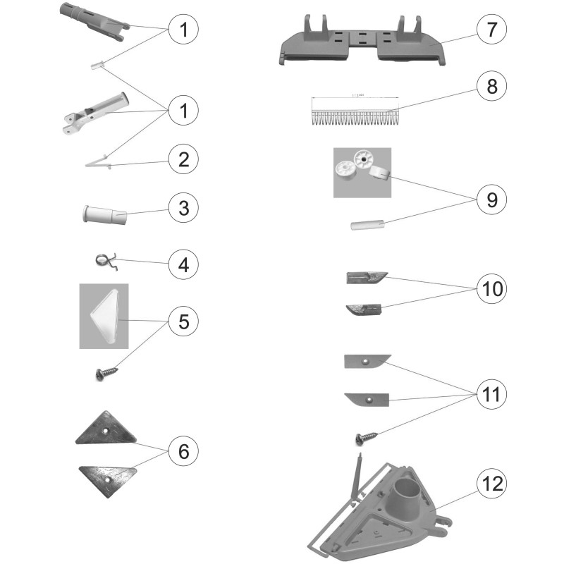 Balai manuel articulé plastique
