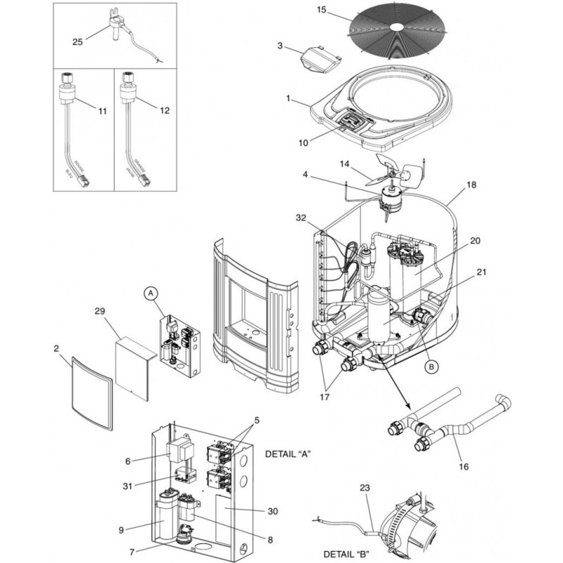 Pompe à chaleur JANDY Air Energy EE-Ti
