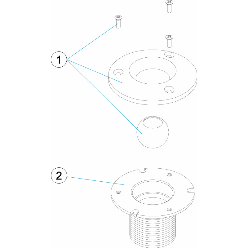 Buse de refoulement inox 1/2"