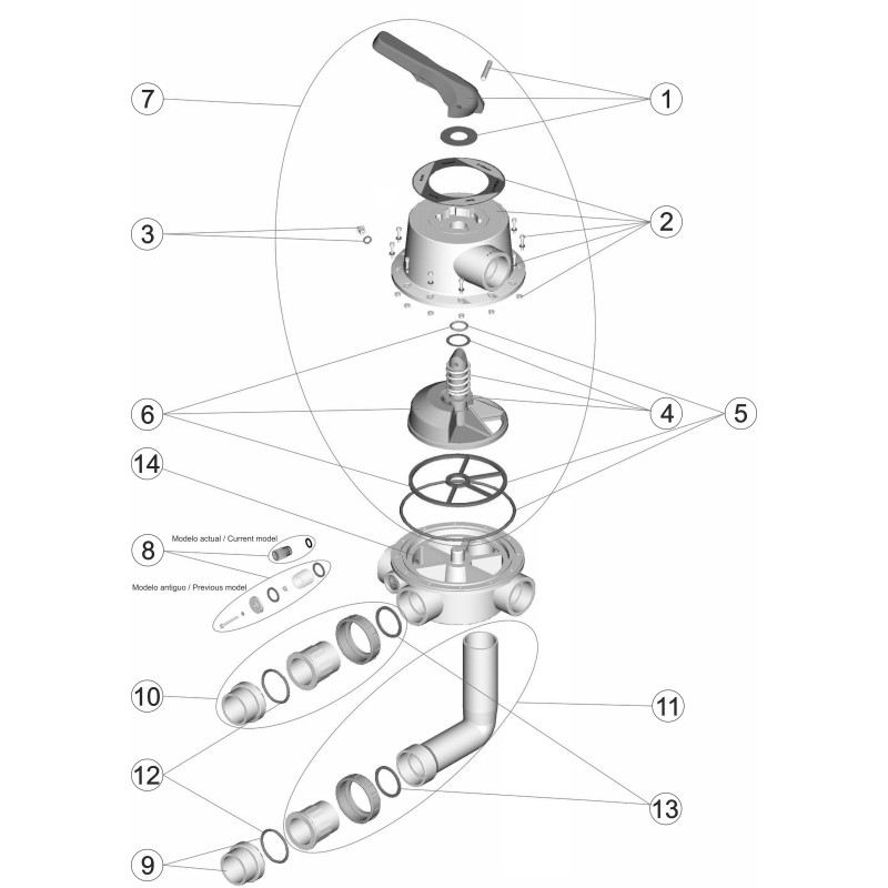 Vanne SIDE 2 1/2" MAGNUM avec liaisons