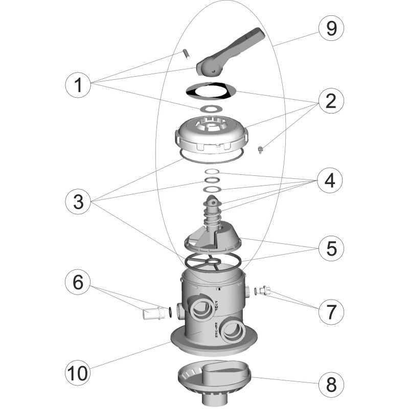 Vanne CANTABRIC TOP 1 1/2" - ancien modèle