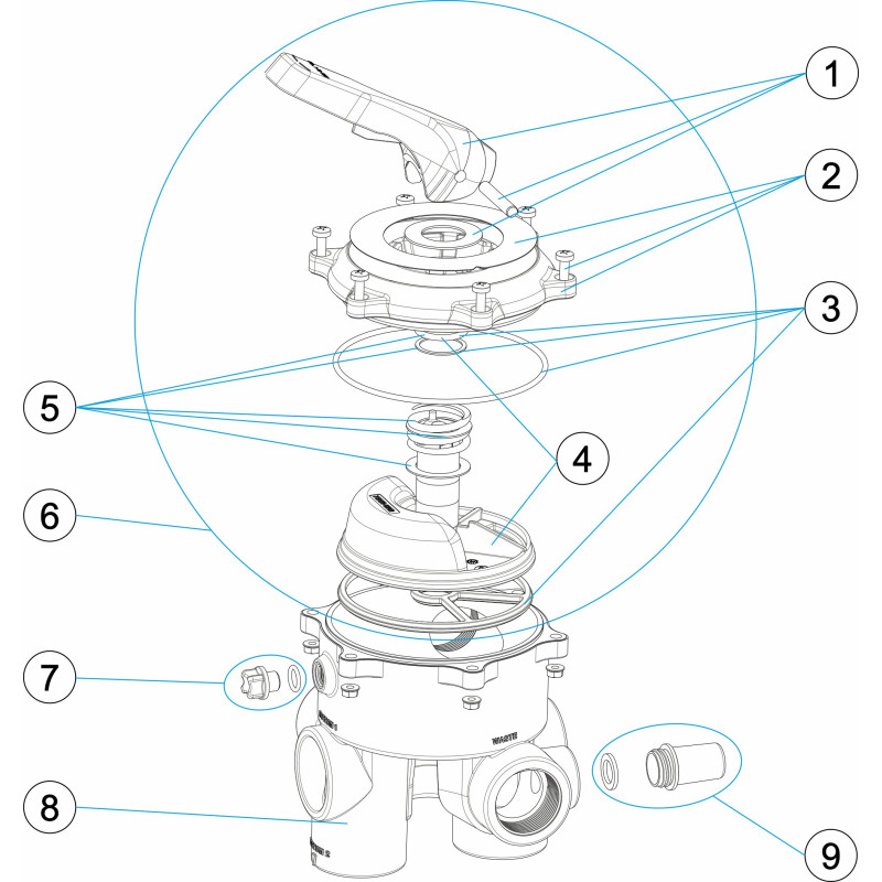 Vanne SIDE PLUS 1 1/2"