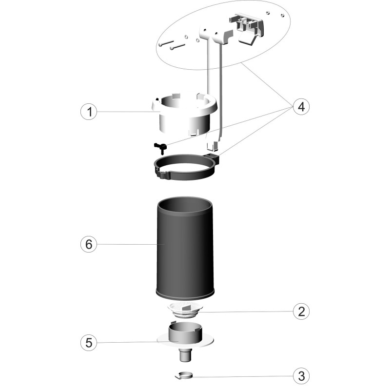 Skimmer flottant piscine tôle