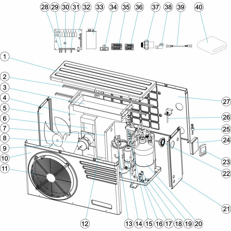 Pompe à chaleur EVOLINE 10 R32