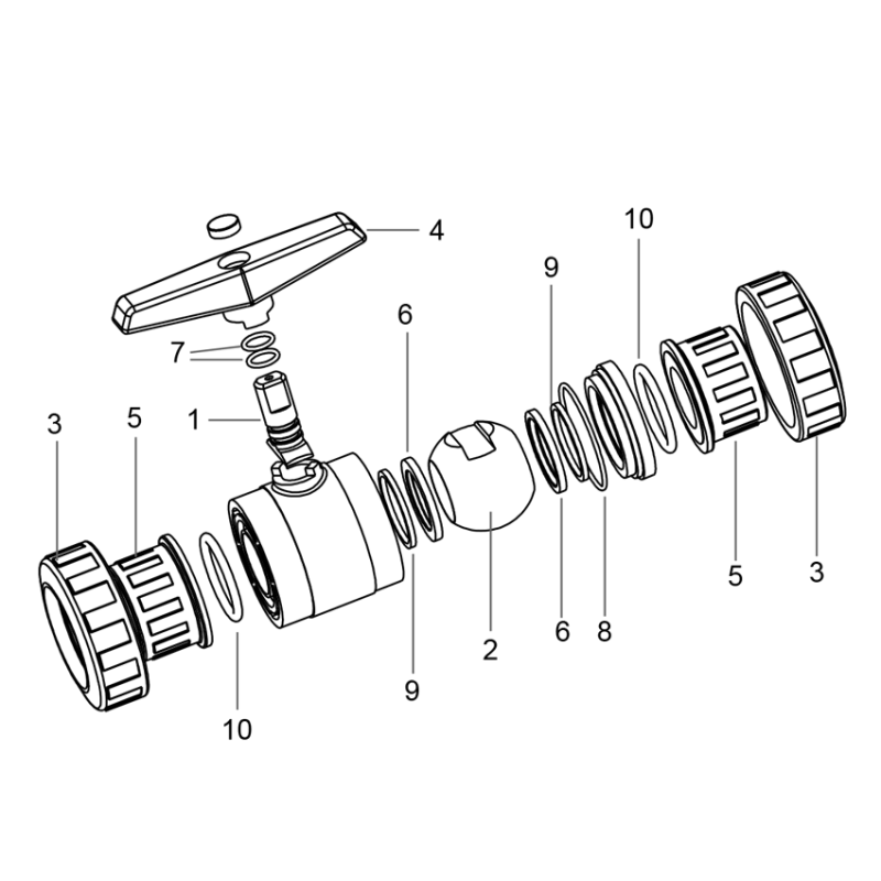 Vanne Ø 63 - PN10