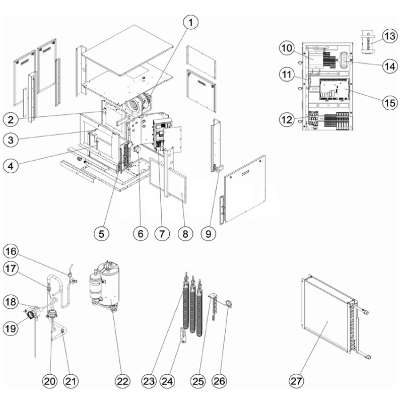 Déshumidificateur DF2 encastré