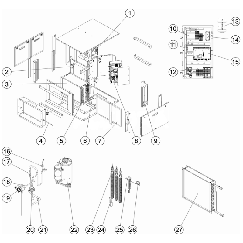 Déshumidificateur DF2 gainable
