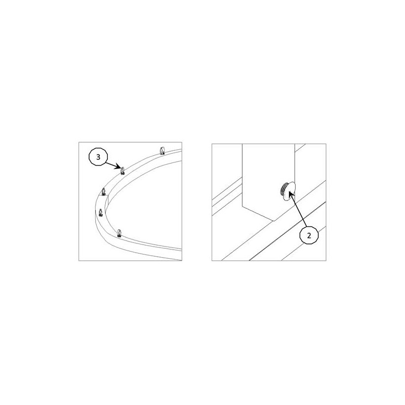 Abri télescopique ABRIWELL (accessoires)