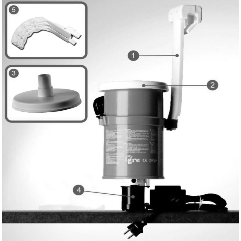 Skimmer flottant AR-121E