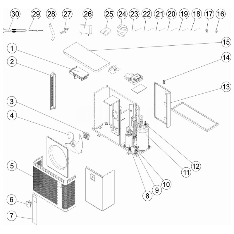 Pompe à chaleur PX26, Z260iQ MD4, MD5