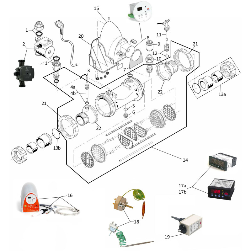 Echangeur de chaleur HEAT LINE et HEAT-LINE PLUS