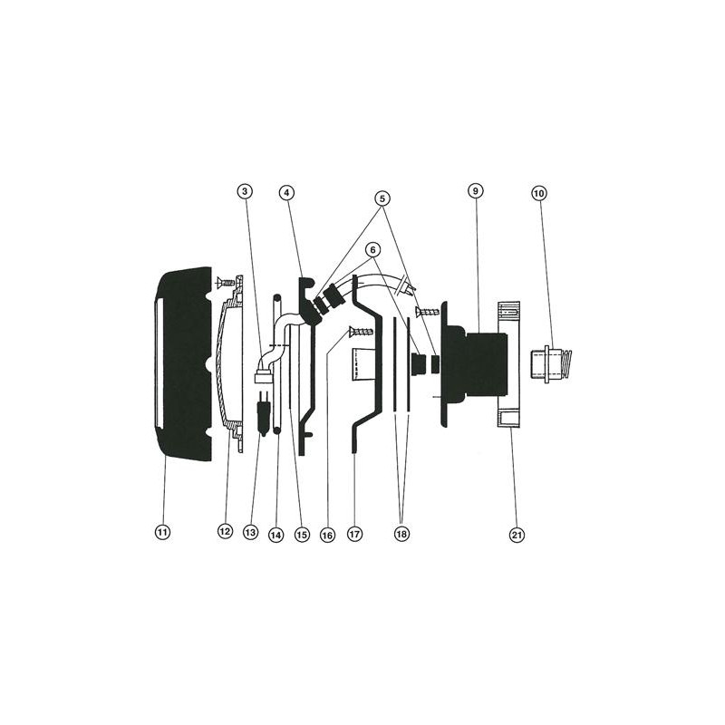 Projecteur COFIES Halogène 100W