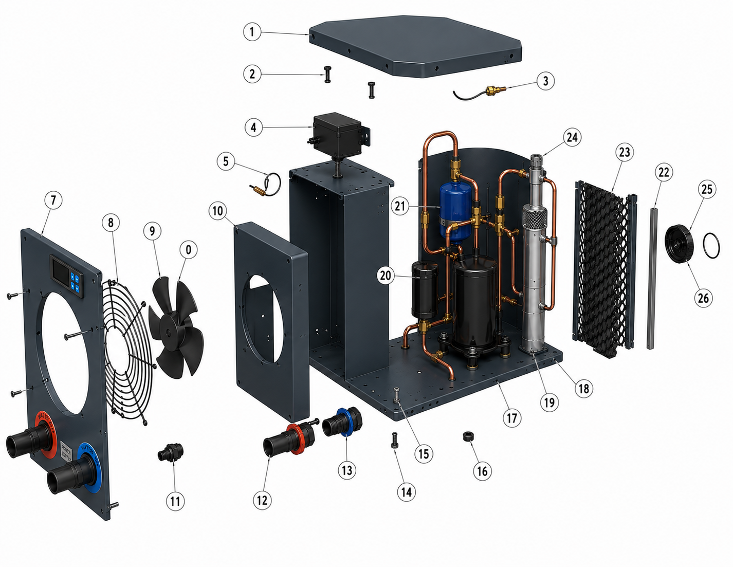 Pompe à chaleur Heatermax® Compact 10