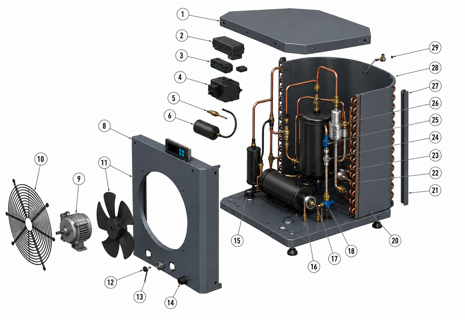 Pompe à chaleur Heatermax® Compact 20