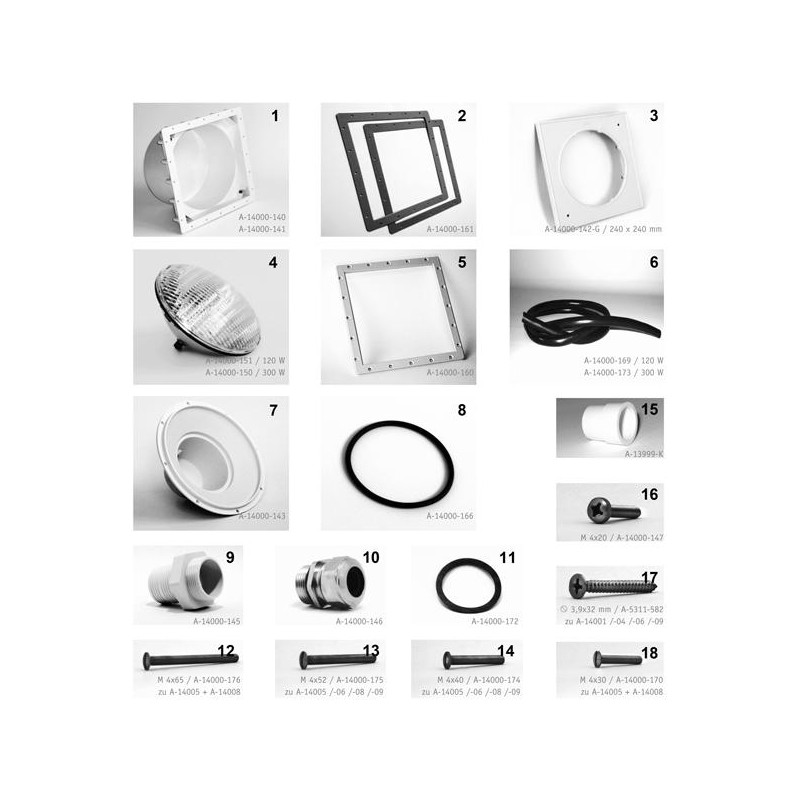 Projecteur CARRÉ 120W-300W