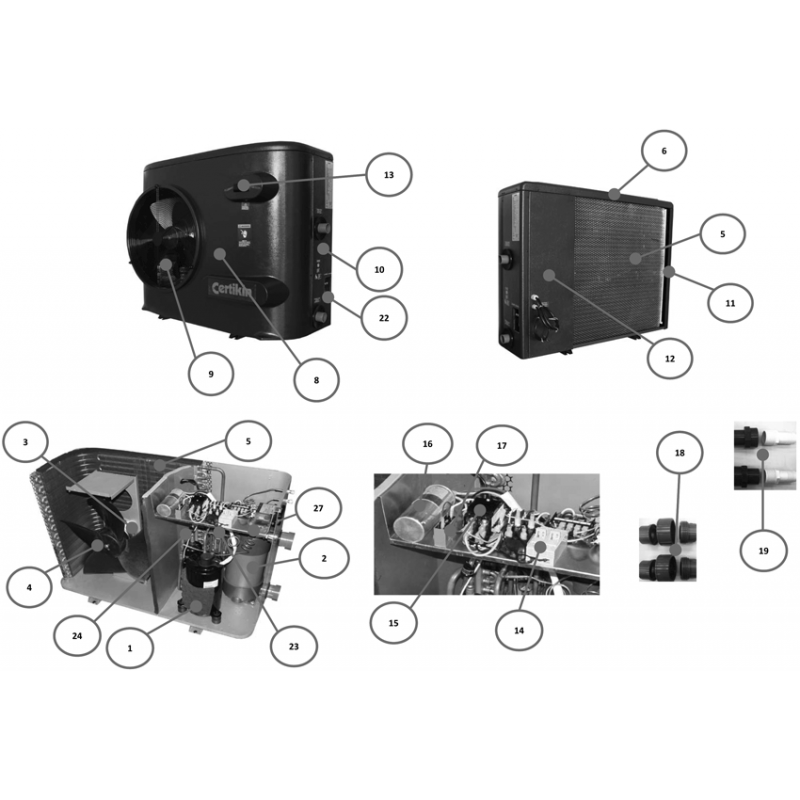 Pompe à chaleur BLP(BLPM-BLPT100 à 900)