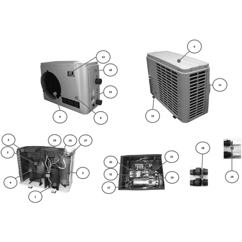 Pompe à chaleur BLPI-JD PAC(BLPIM 400 à 900)