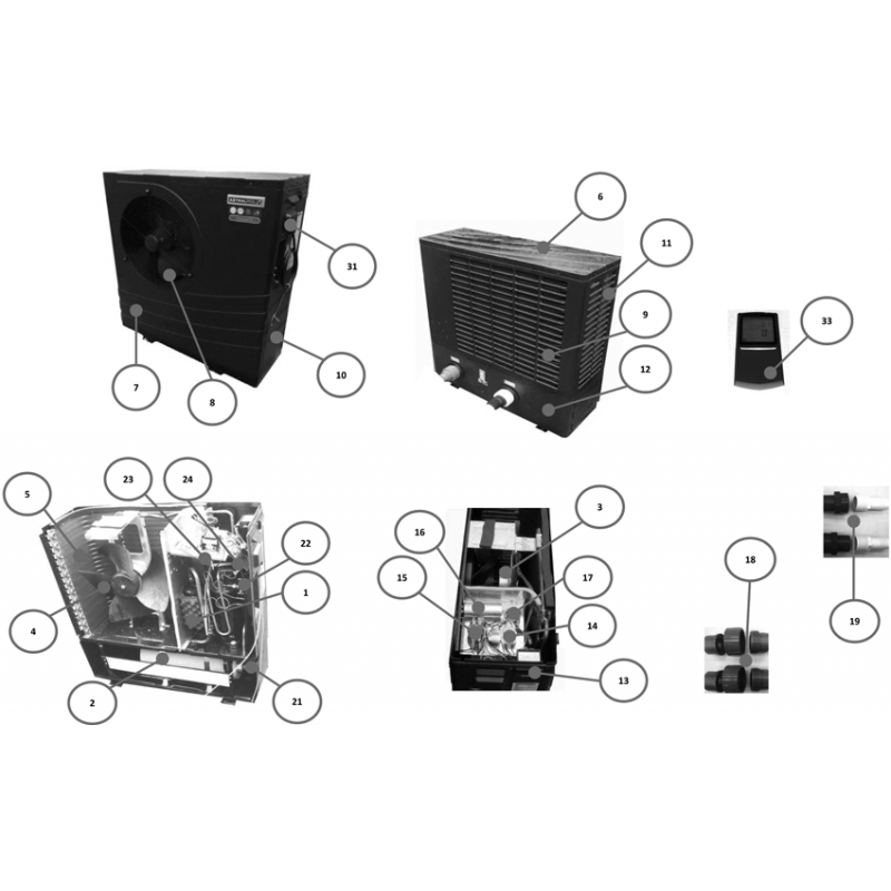 Pompe à chaleur BPRW-PRO CALOR 2 (BPM-BPT 400RW à 800RW)