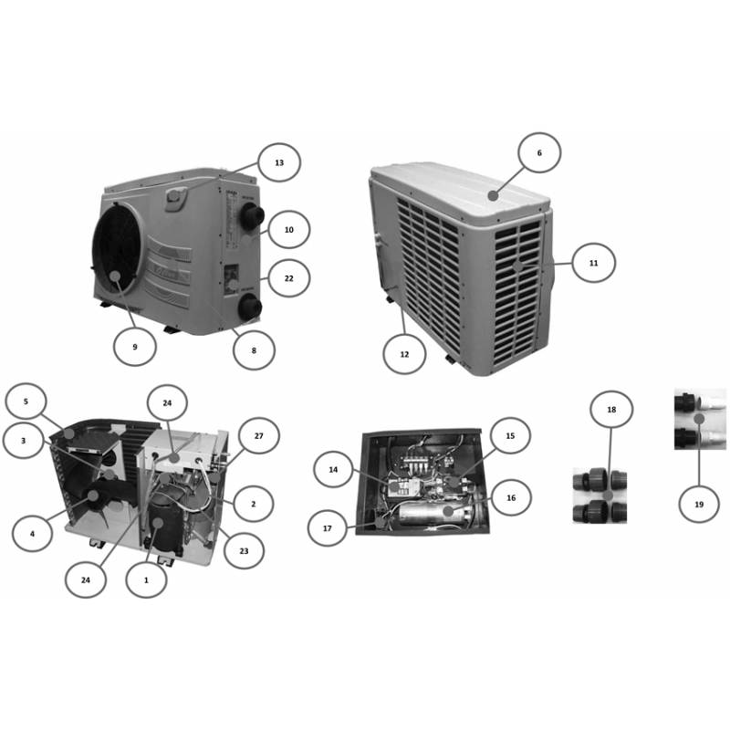 Pompe à chaleur BLPO-BL-BLPZ-PACFIRST(BLM-BLPOM-BLPOT 200R à 800R)