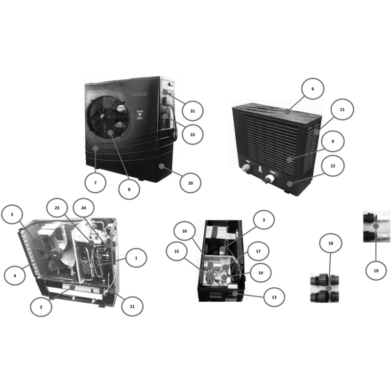 Pompe à Chaleur BP. PRO CALOR (BPM-BPT 400 à 800)